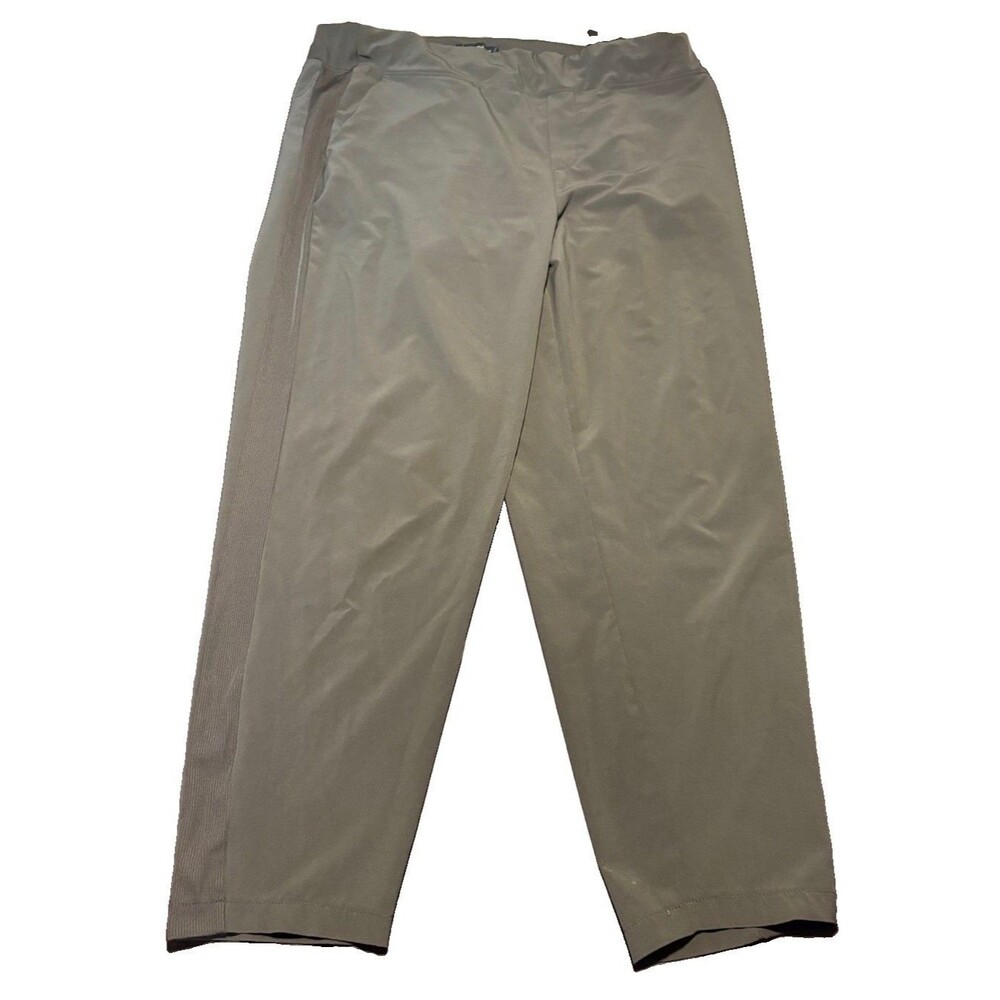 Soundstyle New York Los Angeles Pants Womens XL Olive Green Elastic Waist